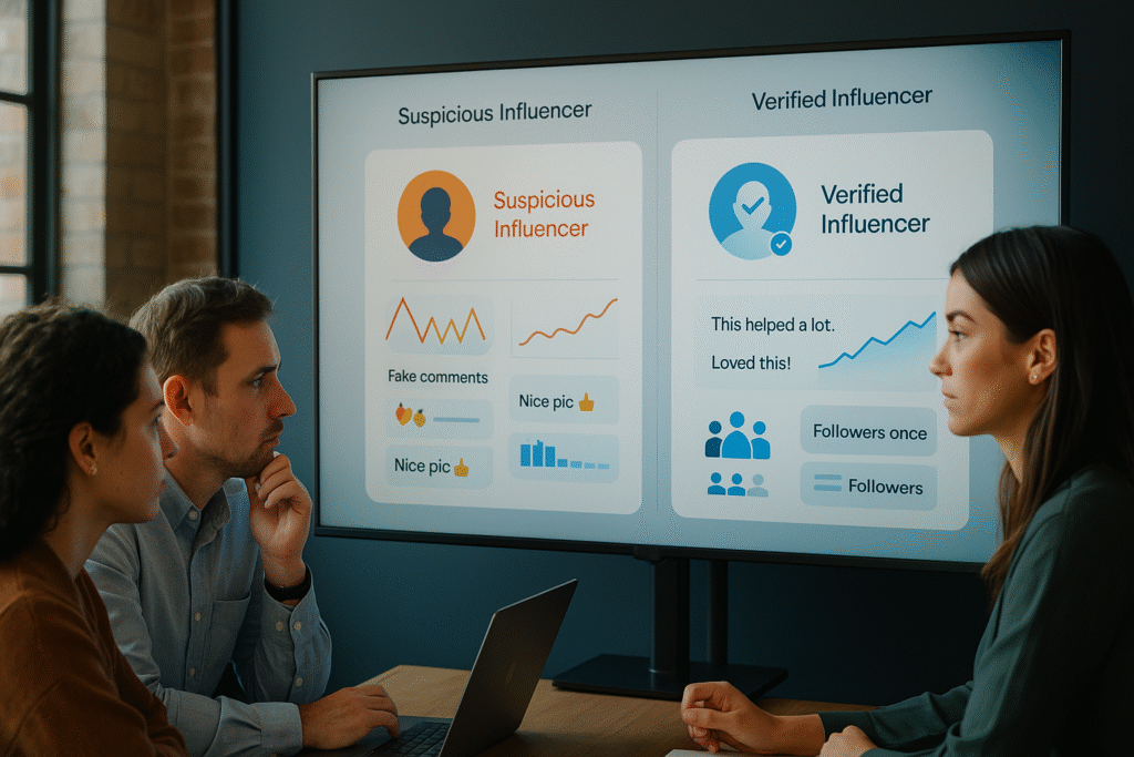 Influencer fraud detection