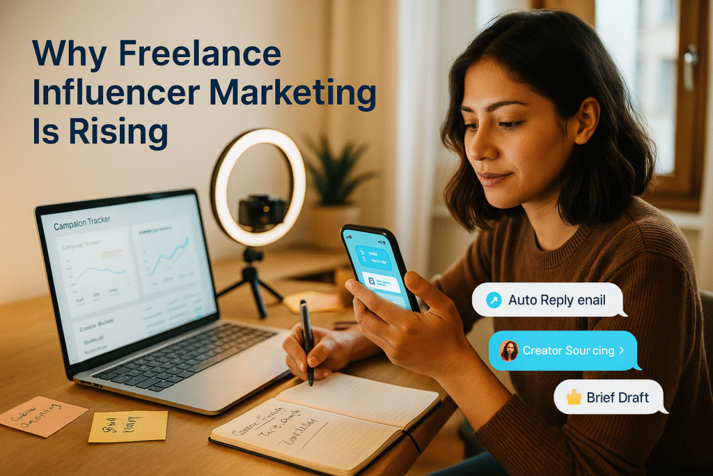 Freelancer creator workspace