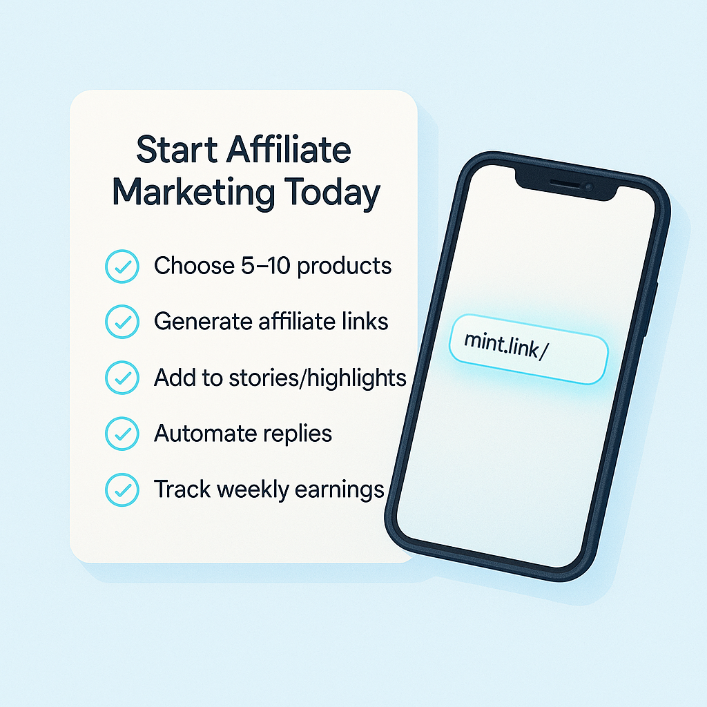 Affiliate marketing creator checklist