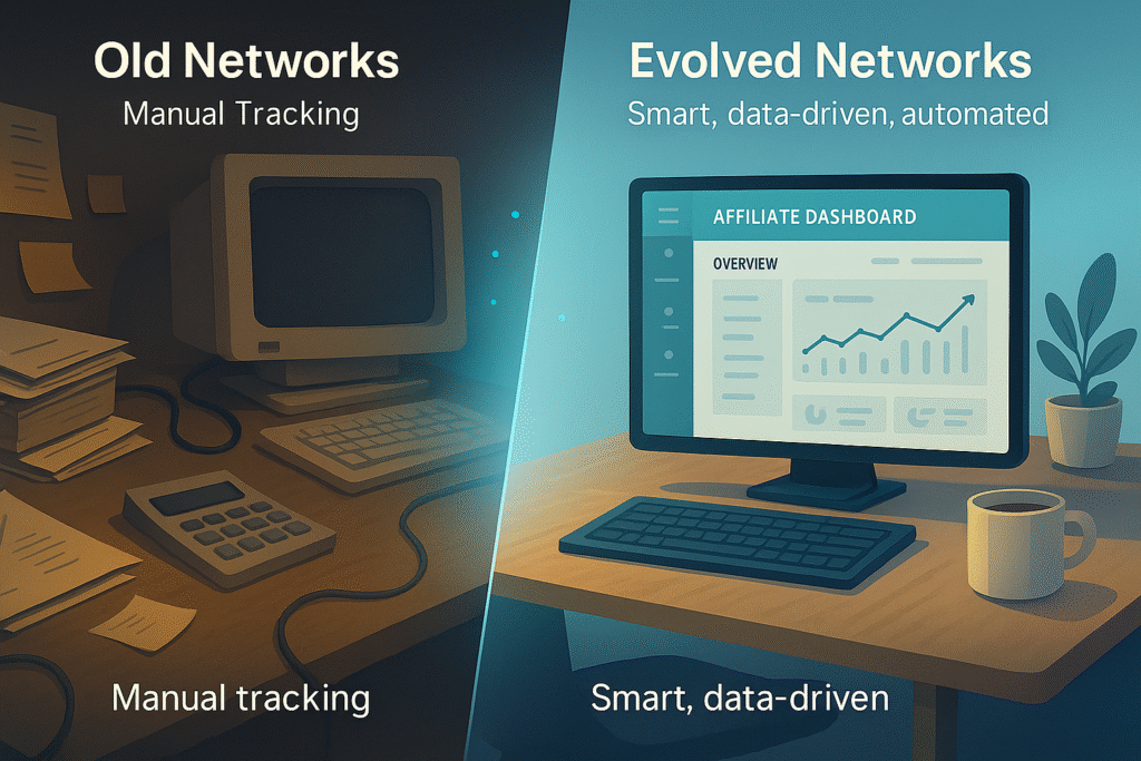 Evolution of traditional affiliate networks in India
