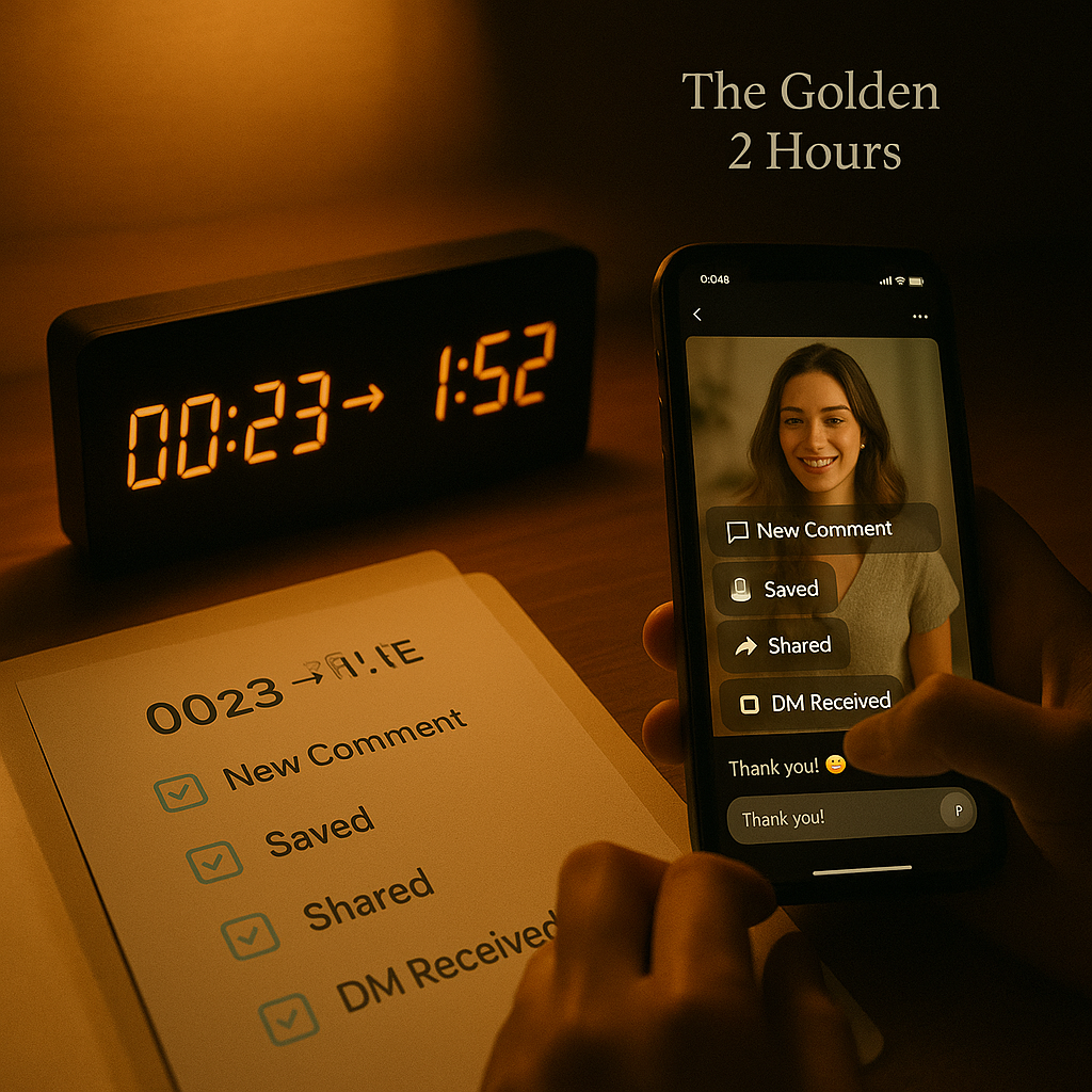 Instagram early engagement window