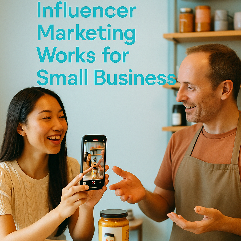 Influencer with small business