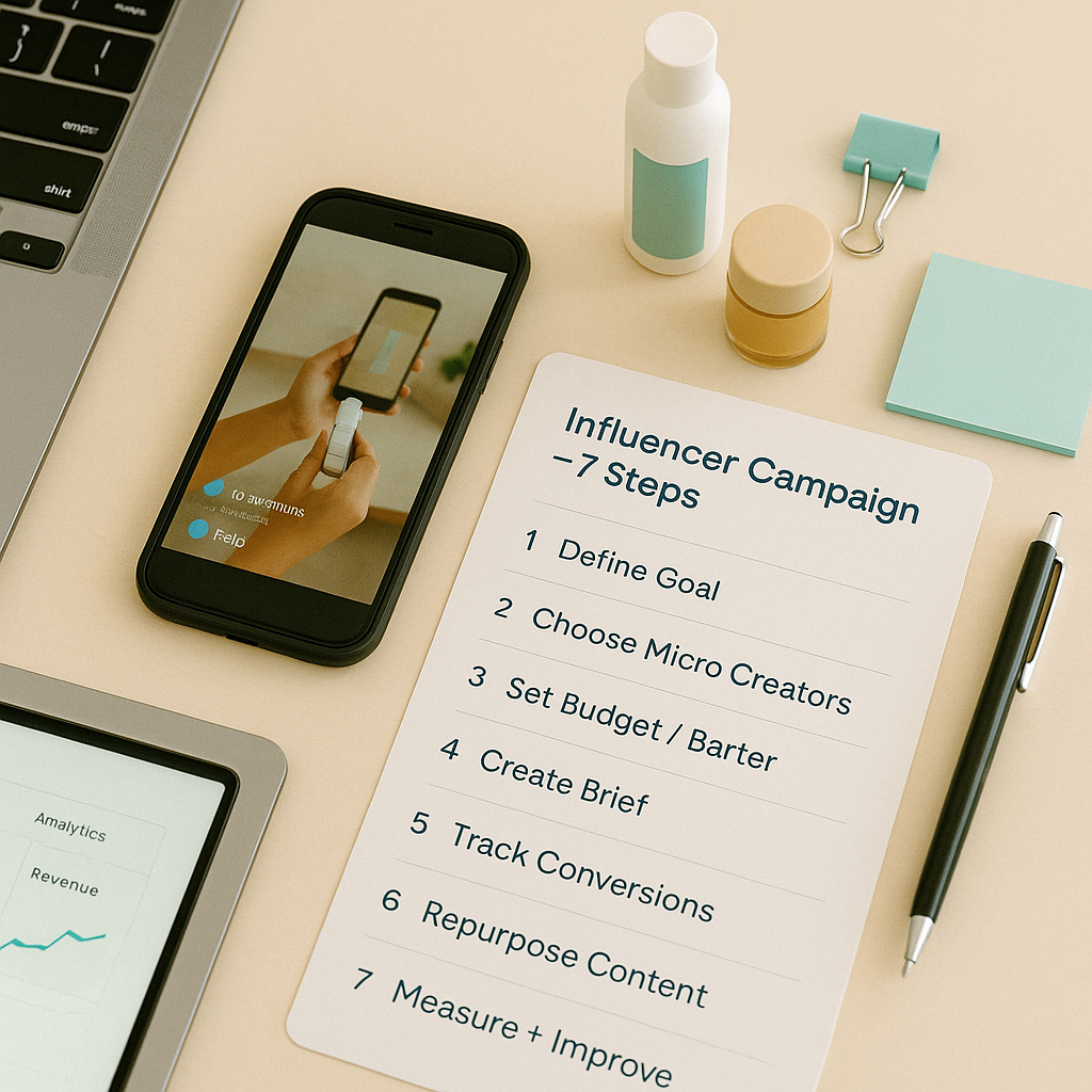 Influencer campaign checklist