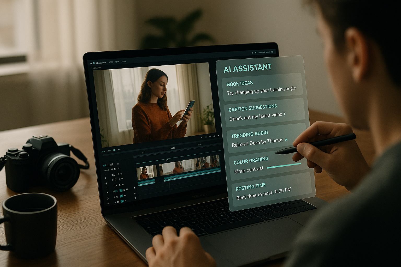 AI tools assisting creator